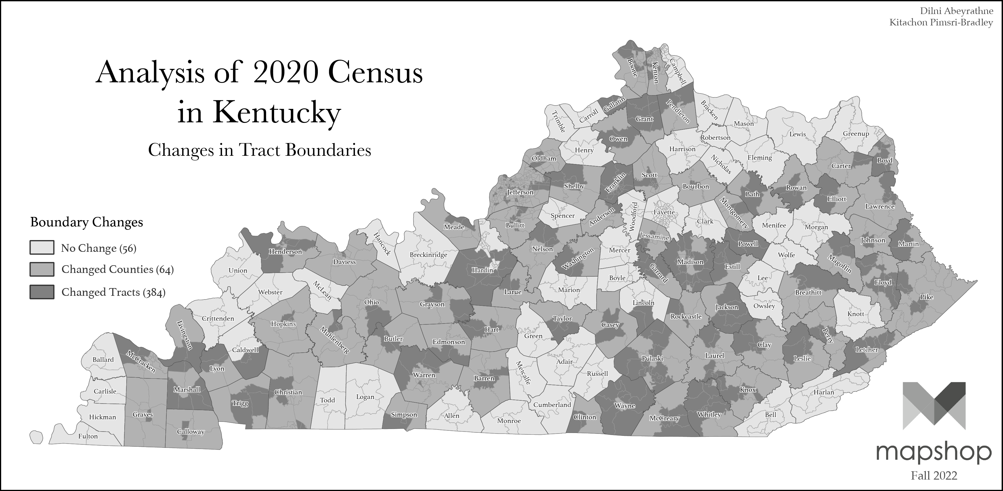 Kentucky's 2010 vs. 2020 Census in Changes