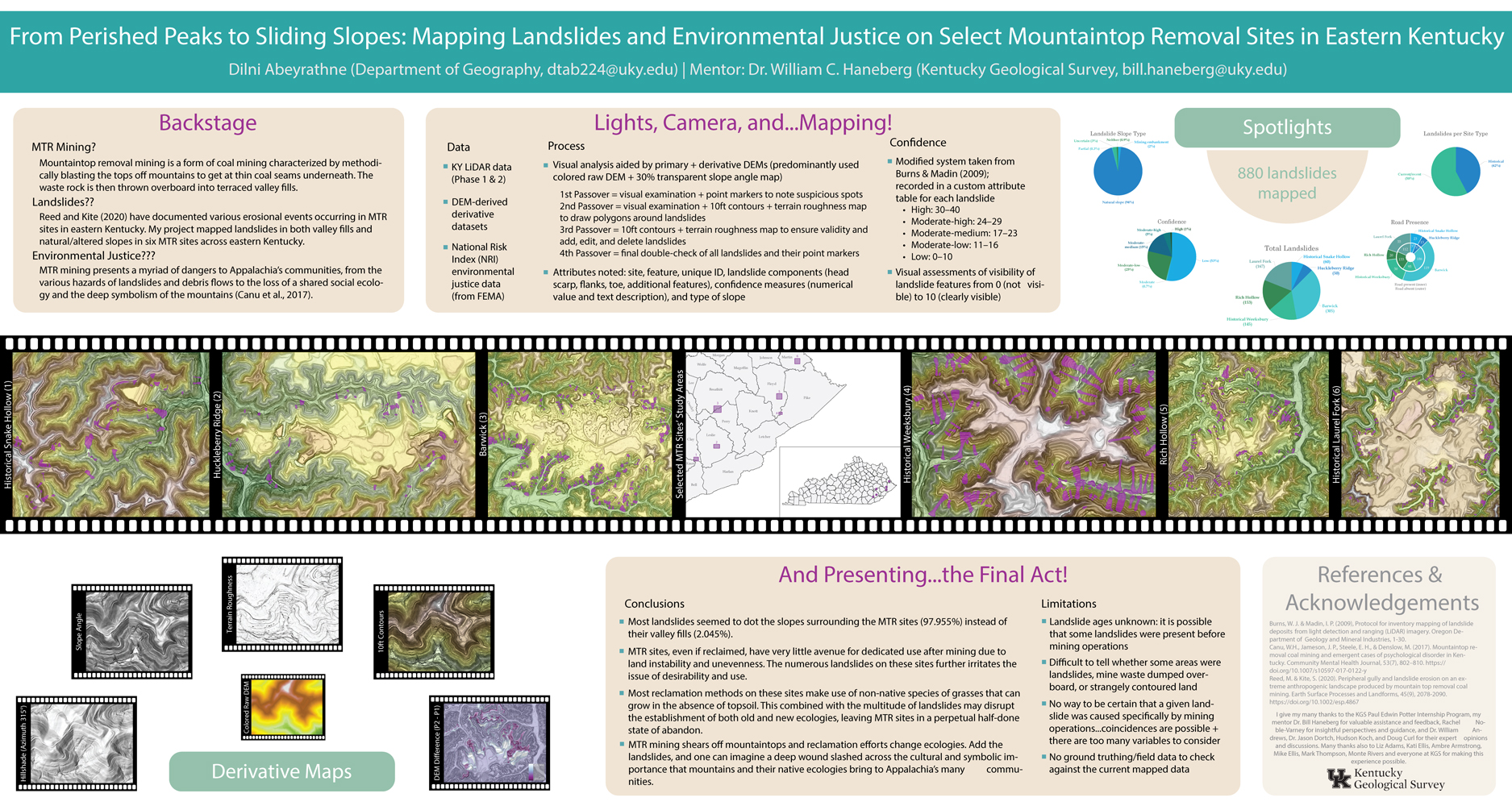 Landslide Research with Kentucky Geological Survey - Final Research Poster