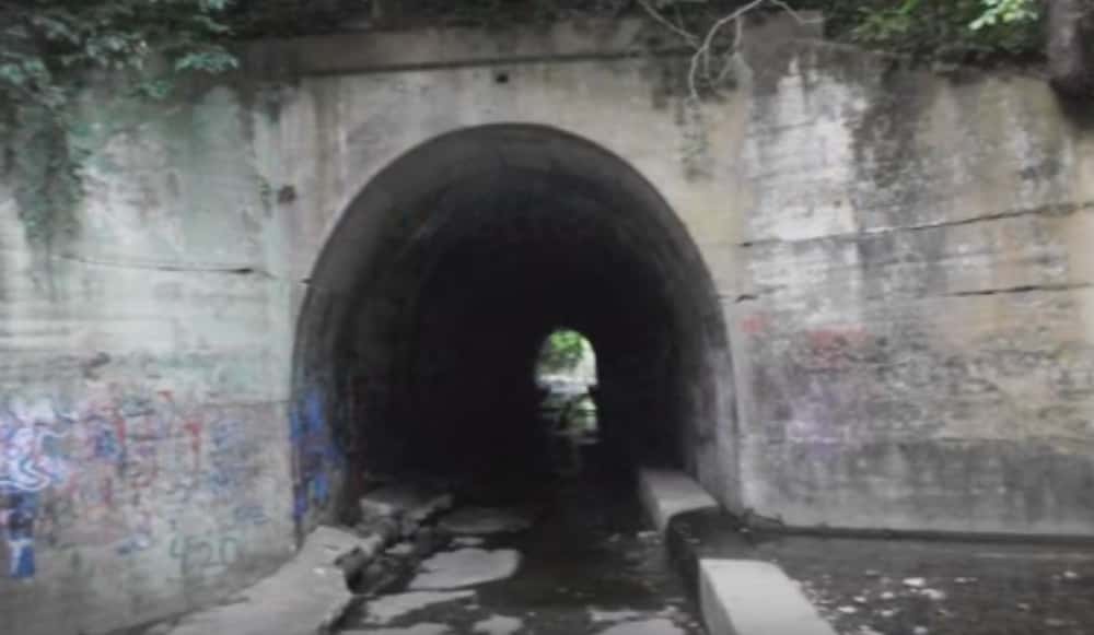 Hanging Man of Allendale Train Tunnel